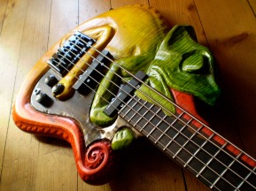 woodcarved Bass